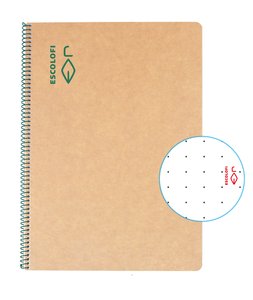 BLOC ESCOLOFI A4 100h DOTS 80g ECOLOGIC