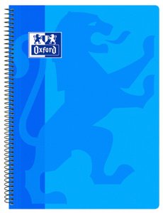 BLOC OXF.SCH.PP Fº 80h CD.4 AZUL TURQUE