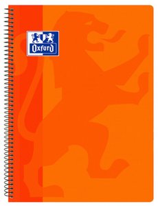 BLOC OXF.SCH.PP Fº 80h CD.4 NARANJA