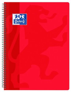 BLOC OXF.SCH.PP Fº 80h CD.4 ROJO