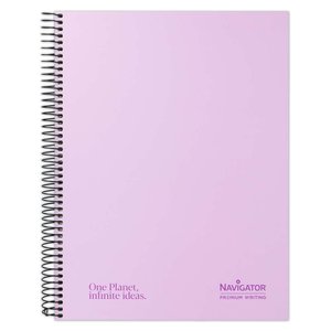 BLOC NAVIGATOR A4 80h HZ PASTEL LAVANDA