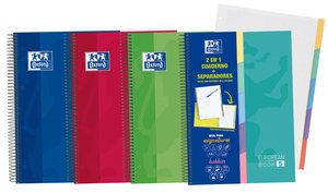 BLOC OXF. EU.BOOK 5 A4+ 100h CD.5 SURT.