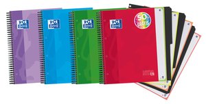 BLOC OXF. EU.BOOK 4 A4 120h CD.5 COL.(4