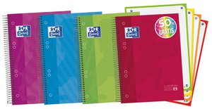 BLOC OXF. EU.BOOK 4 A5 120h CD.5 COL.(4