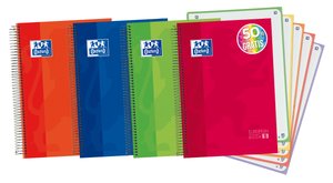 BLOC OXF. EU.BOOK 5 A4 120h CD.5 COL.(4