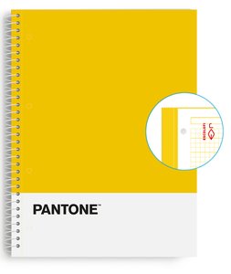 BLOC ESCOL.PANTONE A4 BASIC 80h 5x5 AM