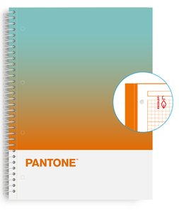 BLOC ESCOL.PANTONE A4 TOGET. 80h 5x5 CG