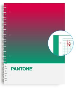 BLOC ESCOL.PANTONE A4 TOGET. 80h 5x5 SS