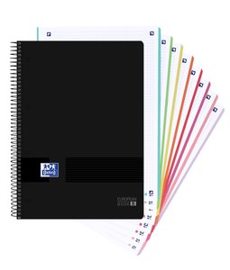 BLOC OXF. EU.BOOK 8 PP A4 160h CD.5 AZU