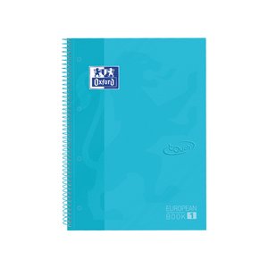 BLOC OXF. EU.BOOK 1 A4 80h CD.5 AZUL PA