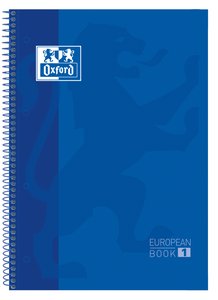 BLOC OXF. EU.BOOK 1 A4 80h CD.5 AZUL