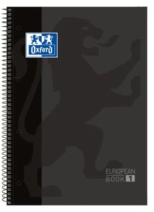BLOC OXF. EU.BOOK 1 A4 80h CD.5 NEGRO