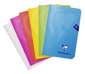 LIBRETA CLAIREFONTAINE PP 9x14 48 HJ.5X5