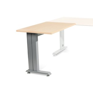 MESA ROCADA METAL ALA 100x60 ALUMINIO/HA