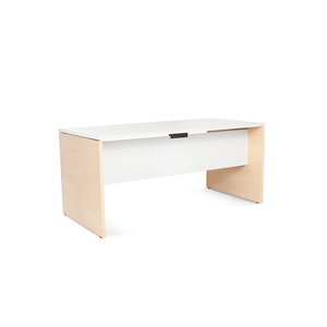 MESA ROCADA WORK 160x80 HAYA/BLANCO