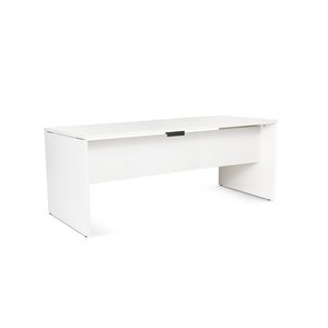 MESA ROCADA WORK 180x80 BLANCO/BLANCO