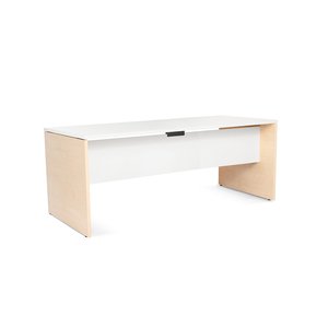 MESA ROCADA WORK 180x80 HAYA/BLANCO