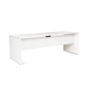 MESA ROCADA WORK 200x80 BLANCO/BLANCO