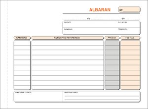 TALONARIO ALBARANES 4º APDO DUPLIC.LOAN