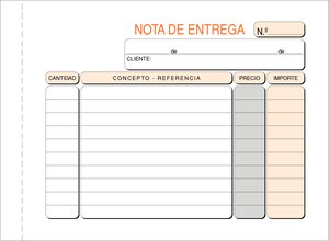 TALONARIO ENTREGAS 8º APDO TRIPLI LOAN