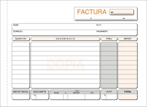 TALON. CAT. FACTURAS 4º APDO DUPLI LOAN
