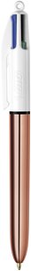 BOLIGRAFO 4 COL.BIC SHINE GOLD ROSE