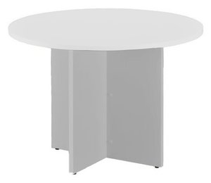 MESA ROCADA MEETING REDONDA 120 AL/BLANC