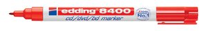 ROTUL.EDDING 8400 para CD  ROJO
