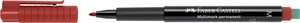 ROTUL.FABER C.MULTIMARK M  ROJO
