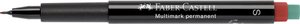 ROTUL.FABER C.MULTIMARK S  ROJO