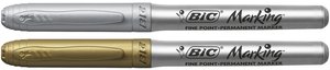 ROTUL.BIC MARKING GOLD&SILVER CAJA DE 12