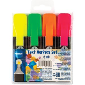 MARCADOR FLUOR CENTRUM SURTIDO E/4
