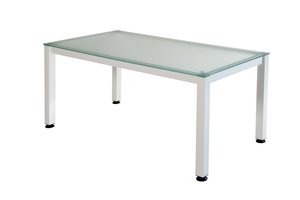MESA ROCADA EXECUTIVE 160x80 BL/CRISTAL