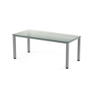 MESA ROCADA EXECUTIVE 180x80 AL/CRISTAL
