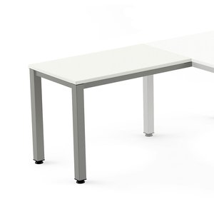 MESA ROCADA EXEC. ALA 100x60 AL/BLANCO