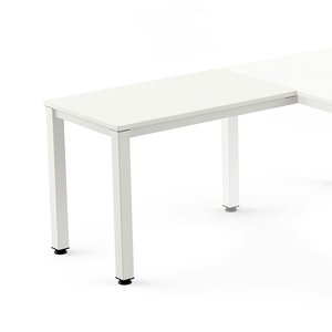 MESA ROCADA EXEC. ALA 100x60 BL/BLANCO