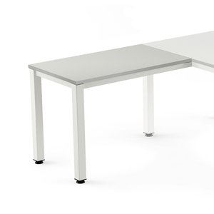 MESA ROCADA EXEC. ALA 100x60 BL/GRIS
