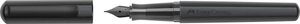 PLUMA FABER-CASTELL HEXO NEGRO MATE (M)