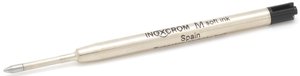 RECAMBIO INOXCROM BOLIGRAFO M MET. NEGRO