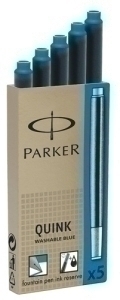 TINTA ESTILOG.PARKER 5 CART.AZUL REAL