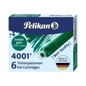TINTA ESTILOG.PELIKAN 6 CART.TP/6 VERDE