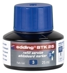 TINTA ROTUL.EDDING PIZ.25 ml BTK25 AZUL
