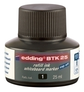TINTA ROTUL.EDDING PIZ.25 ml BTK25 NEGRO