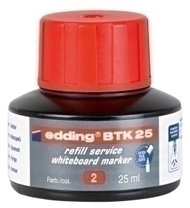 TINTA ROTUL.EDDING PIZ.25 ml BTK25 ROJA