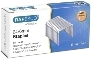 GRAPAS RAPESCO STANDARD 24/6 GALV.cj5000
