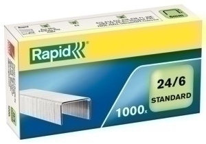 GRAPAS RAPID STANDARD 24/6 GALV.cj.1000