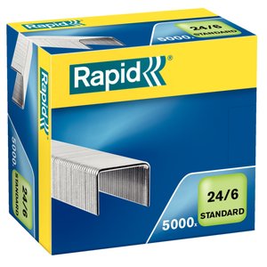 GRAPAS RAPID STANDARD 24/6 GALV.cj.5000