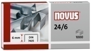 GRAPAS NOVUS 24/6 GALV.cj.1000