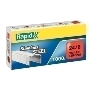 GRAPAS RAPID S.STRONG 24/6 INOX.cj.1000