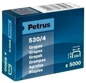 GRAPAS PETRUS CLAV.530/ 4 COBR. cj.5000